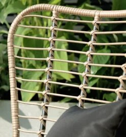 Habitat 2 Seater Bamboo Garden Bistro Set - Natural -Habitat 9371998 R Z010A