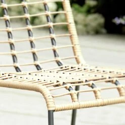 Habitat 4 Seater Bamboo Patio Set -Habitat 9372485 R Z010C