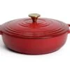 Habitat Country Manor 4 Litre Cast Iron Casserole Dish - Red -Habitat 9377167 R Z001A