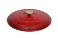 Habitat Country Manor 4 Litre Cast Iron Casserole Dish - Red -Habitat 9377167 R Z003A