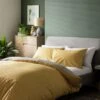 Habitat Betsy Yellow & White Reversible Bedding Set - Single -Habitat 9378623 R Z001A