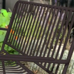 Habitat Indu 2 Seater Metal Bench - Black -Habitat 9380116 R Z005A