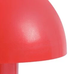 Habitat Ngami Mushroom Aluminium LED Touch Table Lamp-Orange -Habitat 9381672 R Z002A
