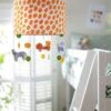 Habitat Kids Drum Dash Print & Hanging Animal Ceiling Shade 2 Habitat Kids Drum Dash Print & Hanging Animal Ceiling Shade -Habitat 9382475 R Z001A