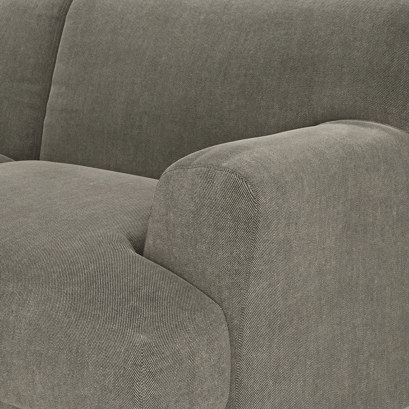 Habitat Askem Fabric 3 Seater Sofa - Natural 10 Habitat Askem Fabric 3 Seater Sofa - Natural - Image 8