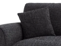 Habitat Lisbon Fabric 3 Seater Sofa - Charcoal 15 Habitat Lisbon Fabric 3 Seater Sofa - Charcoal -Habitat 9397460 R Z007A