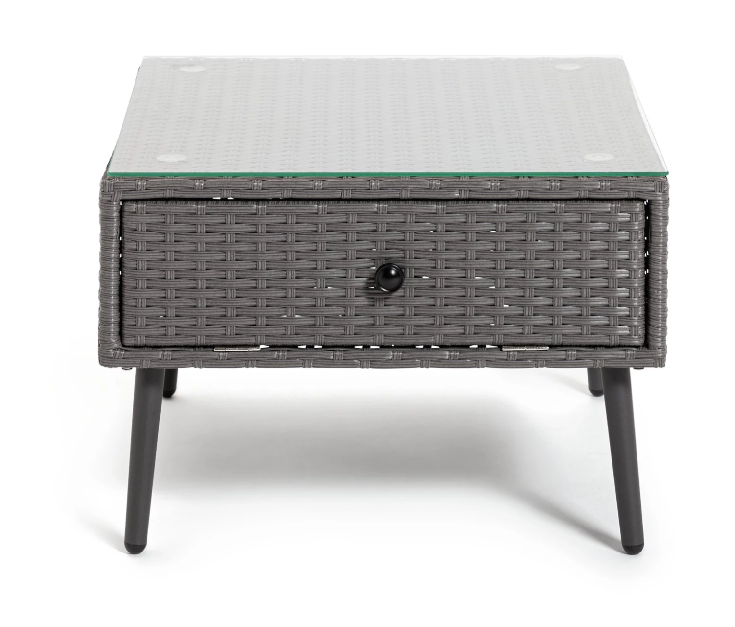 Habitat 5 Seater Rattan Effect Garden Corner Sofa Set - Grey 5 Habitat 5 Seater Rattan Effect Garden Corner Sofa Set - Grey - Image 3