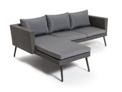 Habitat 5 Seater Rattan Effect Garden Corner Sofa Set - Grey 22 Habitat 5 Seater Rattan Effect Garden Corner Sofa Set - Grey -Habitat 9397673 R Z003A