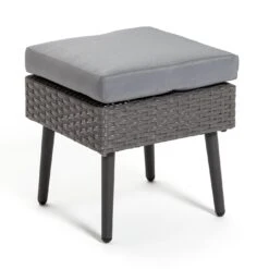 Habitat 5 Seater Rattan Effect Garden Corner Sofa Set - Grey 23 Habitat 5 Seater Rattan Effect Garden Corner Sofa Set - Grey -Habitat 9397673 R Z004A