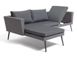 Habitat 5 Seater Rattan Effect Garden Corner Sofa Set - Grey 24 Habitat 5 Seater Rattan Effect Garden Corner Sofa Set - Grey -Habitat 9397673 R Z006A