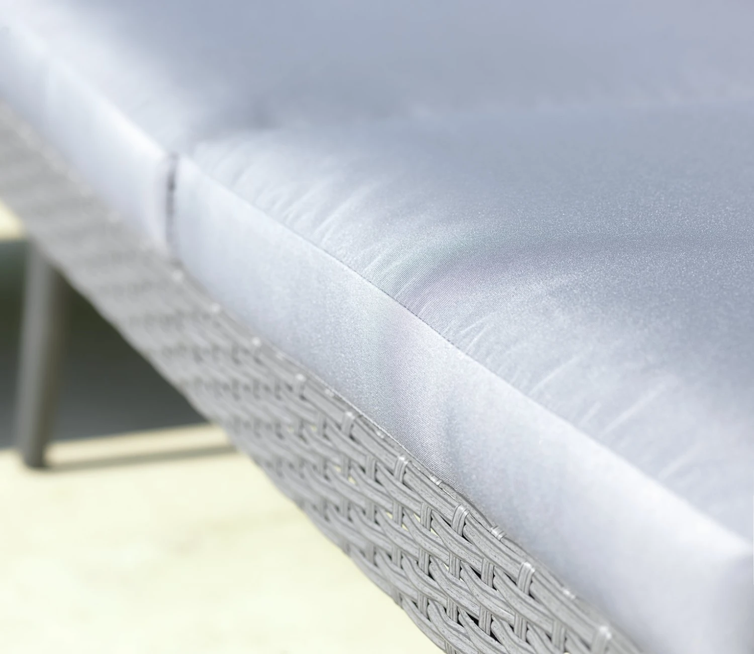 Habitat 5 Seater Rattan Effect Garden Corner Sofa Set - Grey 16 Habitat 5 Seater Rattan Effect Garden Corner Sofa Set - Grey - Image 14