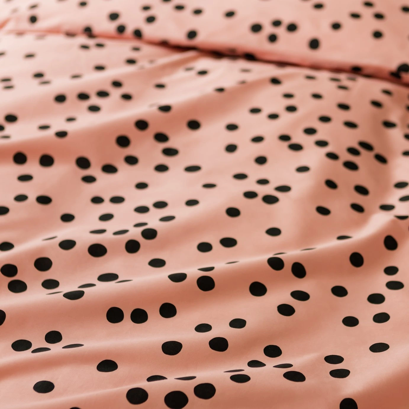 Habitat Cotton Dot Penny Pink & Black Bedding Set - Single 9 Habitat Cotton Dot Penny Pink & Black Bedding Set - Single - Image 7