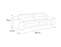 Habitat Hendricks Velvet 3 Seater Sofa - Dark Grey 12 Habitat Hendricks Velvet 3 Seater Sofa - Dark Grey -Habitat 9403598 R E001