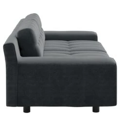 Habitat Hendricks Velvet 3 Seater Sofa - Dark Grey 14 Habitat Hendricks Velvet 3 Seater Sofa - Dark Grey -Habitat 9403598 R Z004A