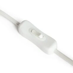 Habitat Lucetta Glass Table Lamp - White -Habitat 9404645 R Z004A