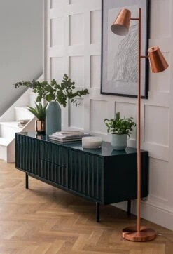 Habitat Iras Copper 2 Light Floor Lamp - Copper -Habitat 9404827 R Z002C