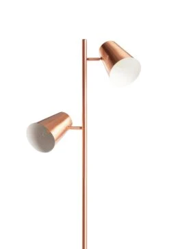 Habitat Iras Copper 2 Light Floor Lamp - Copper -Habitat 9404827 R Z005A