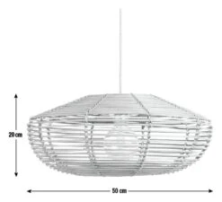 Habitat Mariana Rattan Pendant Shade - Bamboo 10 Habitat Mariana Rattan Pendant Shade - Bamboo -Habitat 9404975 R E001