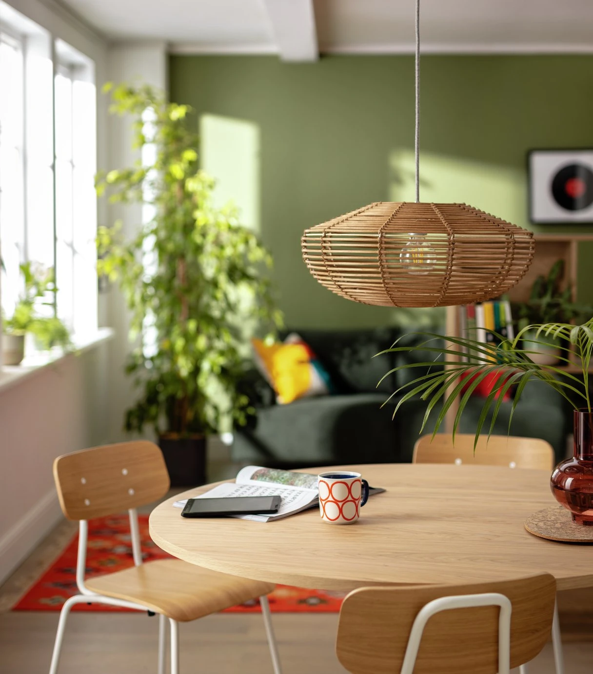 Habitat Mariana Rattan Pendant Shade - Bamboo 3 Habitat Mariana Rattan Pendant Shade - Bamboo