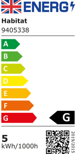 Habitat Mopsa Clip Lamp - Black -Habitat 9405338 R A001