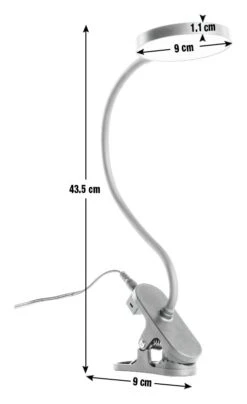 Habitat Mopsa Clip Lamp - Black -Habitat 9405338 R E001