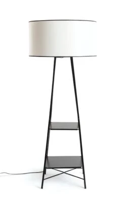 Habitat Thasia Floor Lamp - Black And White -Habitat 9405730 R Z001C