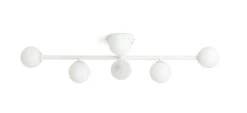 Habitat Alonso 6 Light Flush To Ceiling Light - White -Habitat 9405981 R Z001C