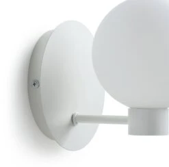 Habitat Opal Glass Wall Light - White -Habitat 9406234 R Z002C