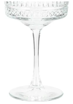 Habitat Pressed Set Of 4 Champagne Coupe Glasses -Habitat 9410172 R Z005A