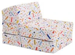 Habitat Kids Zowie Confetti Fabric Chair Bed -Habitat 9417395 R Z001A