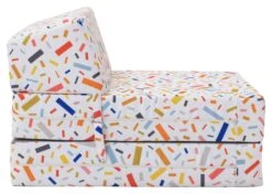 Habitat Kids Zowie Confetti Fabric Chair Bed -Habitat 9417395 R Z004A