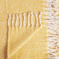 Habitat Country Hideaway Woven Throw - Mustard - 125X150cm 7 Habitat Country Hideaway Woven Throw - Mustard - 125X150cm -Habitat 9422177 R Z002A