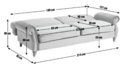 Habitat Joel 3 Seater Fabric Clic Clac Sofa Bed – Navy 9 Habitat Joel 3 Seater Fabric Clic Clac Sofa Bed – Navy -Habitat 9429479 R E001