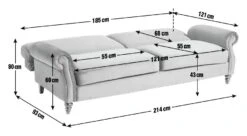 Habitat Joel 3 Seater Fabric Clic Clac Sofa Bed – Navy 10 Habitat Joel 3 Seater Fabric Clic Clac Sofa Bed – Navy -Habitat 9429479 R Z002A