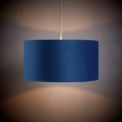 Habitat 40cm Velvet Shade - Navy -Habitat 9431508 R Z004C