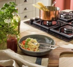 Habitat Evora 4 Piece Stoneware Pasta Bowls - Green -Habitat 9437162 R Z001C