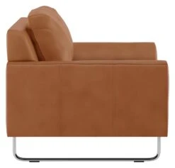 Habitat Lyle Leather Armchair - Tan -Habitat 9445491 R Z004A