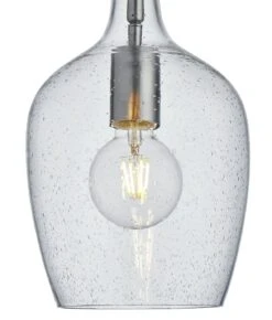 Habitat Abas Bubble Glass Pendant Light - Chrome -Habitat 9445769 R Z002A
