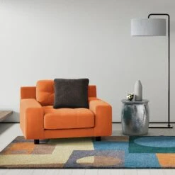 Habitat Hendricks Fabric Armchair - Charcoal -Habitat 9446995 R Z001C