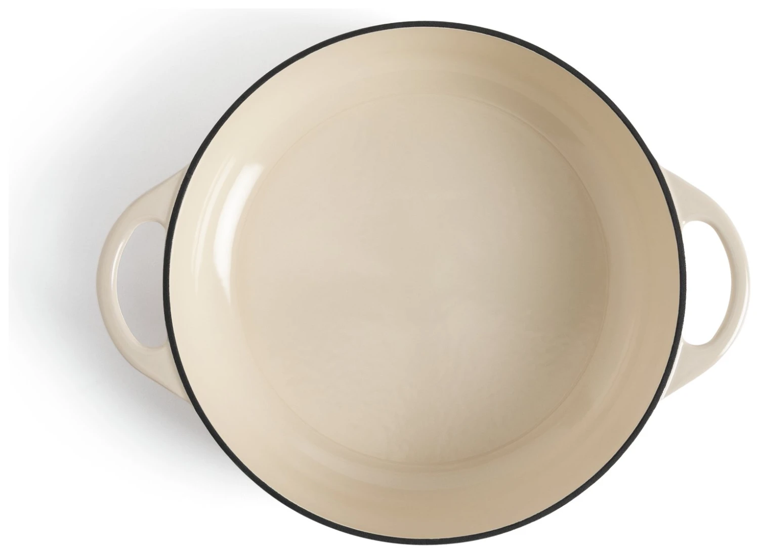 Habitat 4 Litre Cast Iron Shallow Casserole Dish - Cream 5 Habitat 4 Litre Cast Iron Shallow Casserole Dish - Cream - Image 3