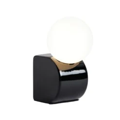 Habitat Vico Opal Table Lamp - Black 17 Habitat Vico Opal Table Lamp - Black -Habitat 9451942 R Z006A