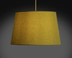 Habitat 40cm Textured Taper Shade - Ochre -Habitat 9466597 R Z003C