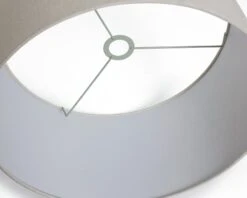 Habitat 49cm Linen Drum Shade - Oatmeal 10 Habitat 49cm Linen Drum Shade - Oatmeal -Habitat 9467929 R Z003A