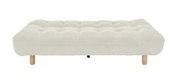 Habitat Kota 3 Seater Boucle Clic Clac Sofa Bed - Cream -Habitat 9480377 R Z005A