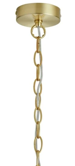 Habitat Capella Empire Chandelier - Brushed Brass -Habitat 9486333 R Z003A
