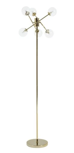 Habitat Glam 6 Light Glass Floor Lamp – Gold 12 Habitat Glam 6 Light Glass Floor Lamp – Gold -Habitat 9487916 R Z009A