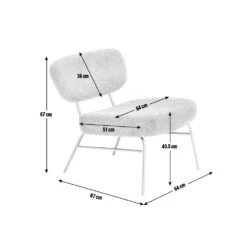 Habitat Cole Boucle Accent Chair - Khaki -Habitat 9488135 R E001