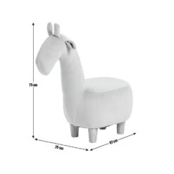 Habitat George Kids Giraffe Animal Stool - Yellow -Habitat 9489512 R E001