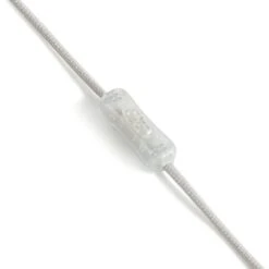 Habitat Abas Glass Table Lamp - Clear & Cream -Habitat 9489732 R Z004A