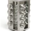 Habitat 16 Jar Stainless Steel Revolving Spice Rack -Habitat 9491153 R Z001A
